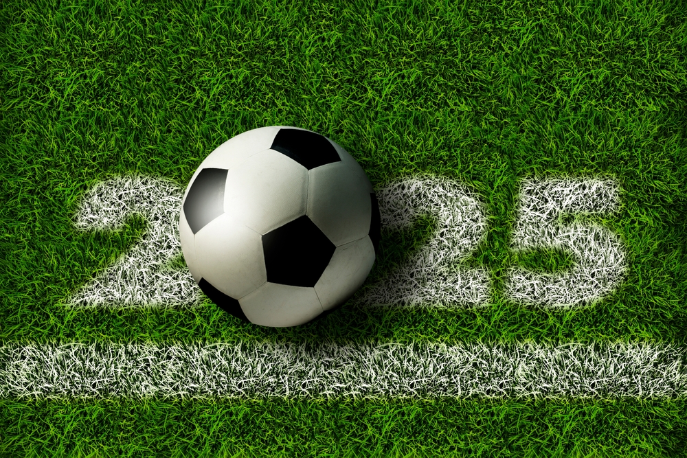 Soccer ball part of a written 2025. 