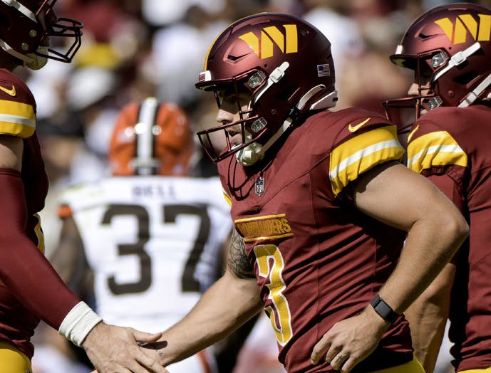 Austin Seibert kicked 7 successful fieldgoals on Sept. 15, 2024 against the New York Giants.