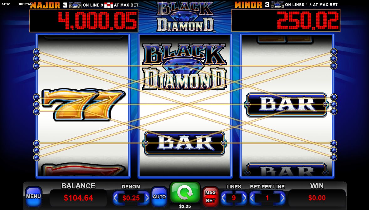 black diamond slots jackpot