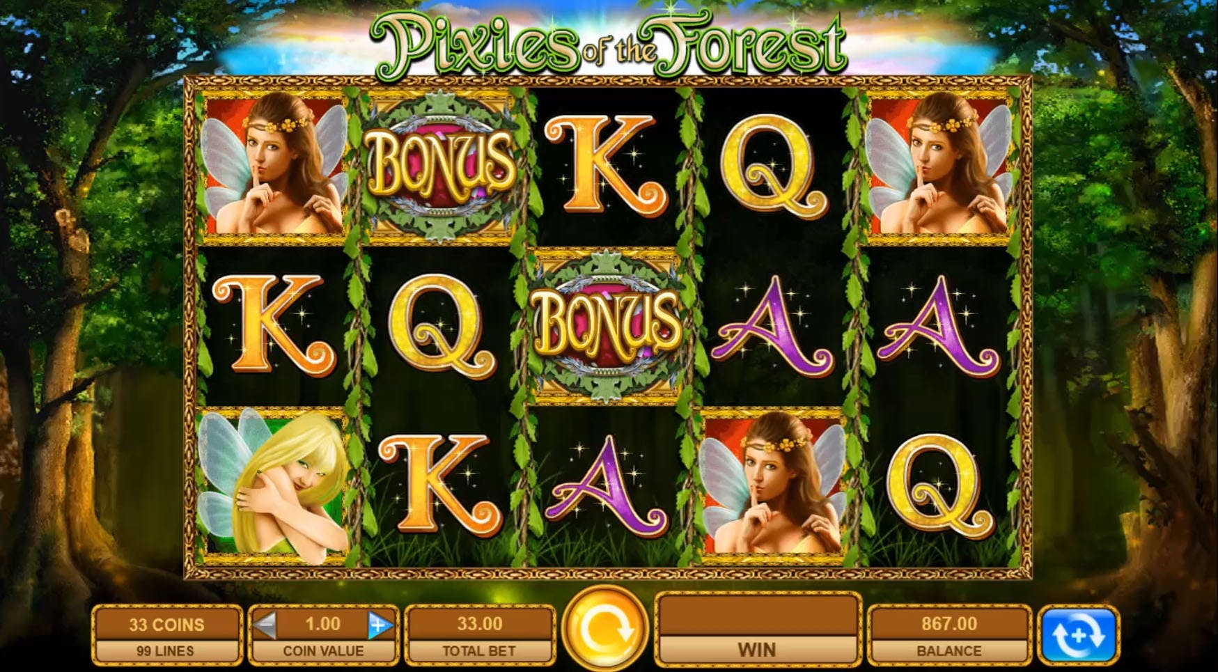 Pixies of the Forest slot machine review, strategy, and bonu | youbet.com