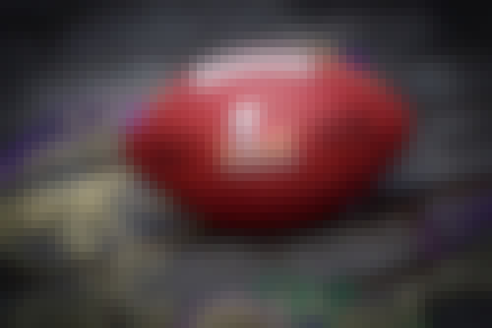 An official Super Bowl LIX football sits on some cobblestone surrounded by Mardi Gras beads ahead of Super Bowl LIX between the Kansas City Chiefs and the Philadelphia Eagles on February 7, 2025, in New Orleans, LA.