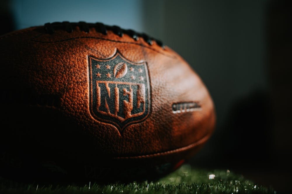 Nfl branded football.