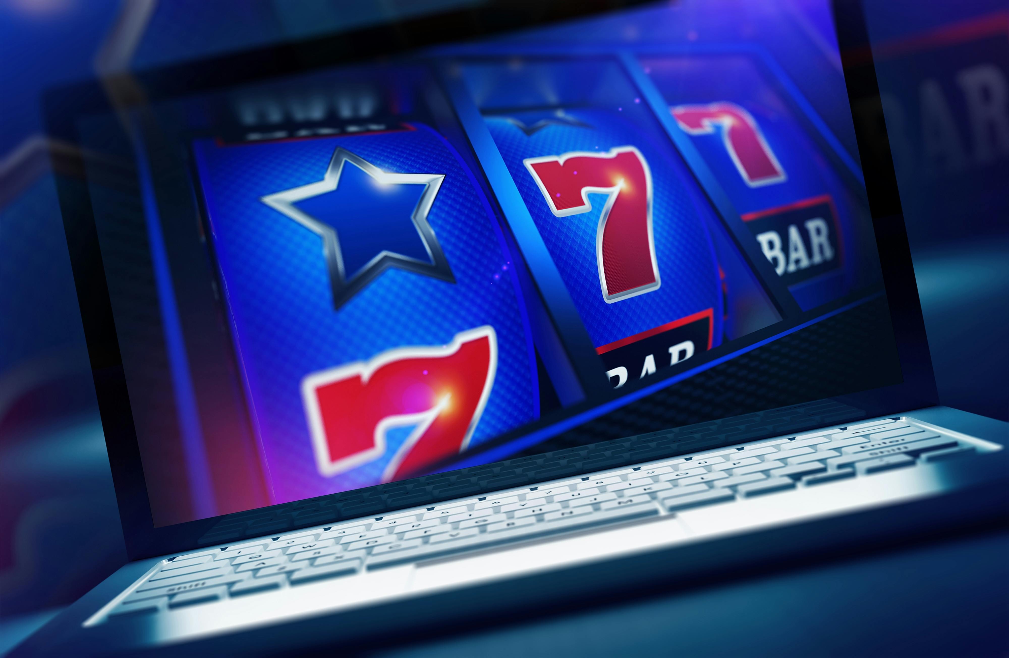 Online slots on a computer screen.
