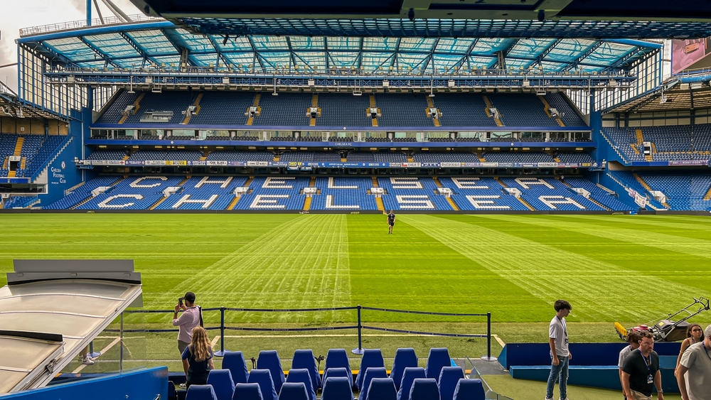 Chelsea football stadium.
