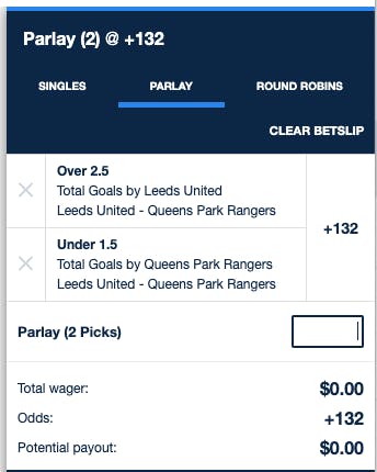 Winning Margin - soccer over under ticket